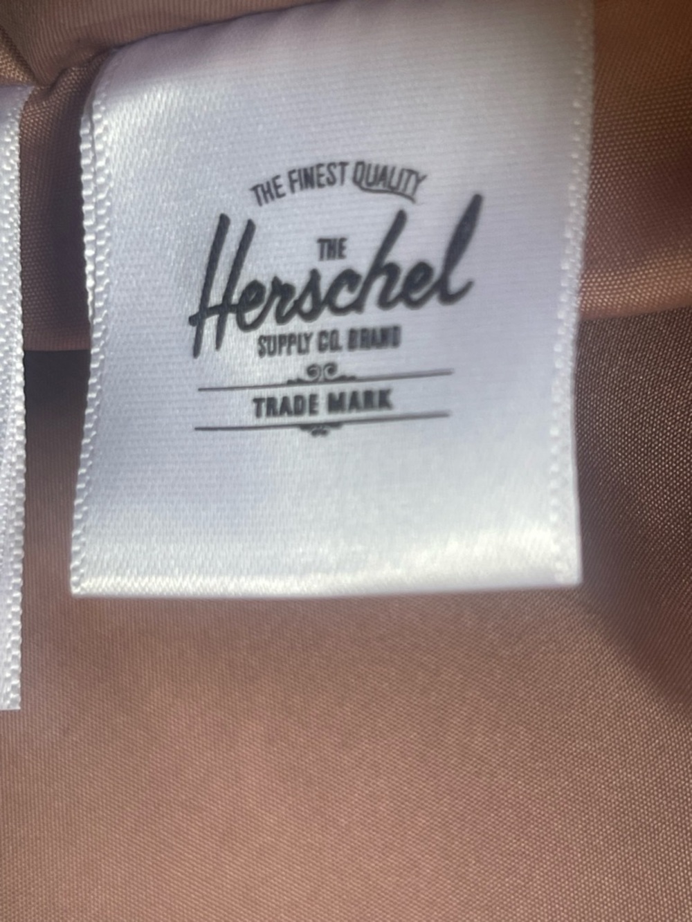Herschel Supply Co. Mauve Taupe Large Shopper Tote Canvas Travel Work Bag - Picture 12 of 15